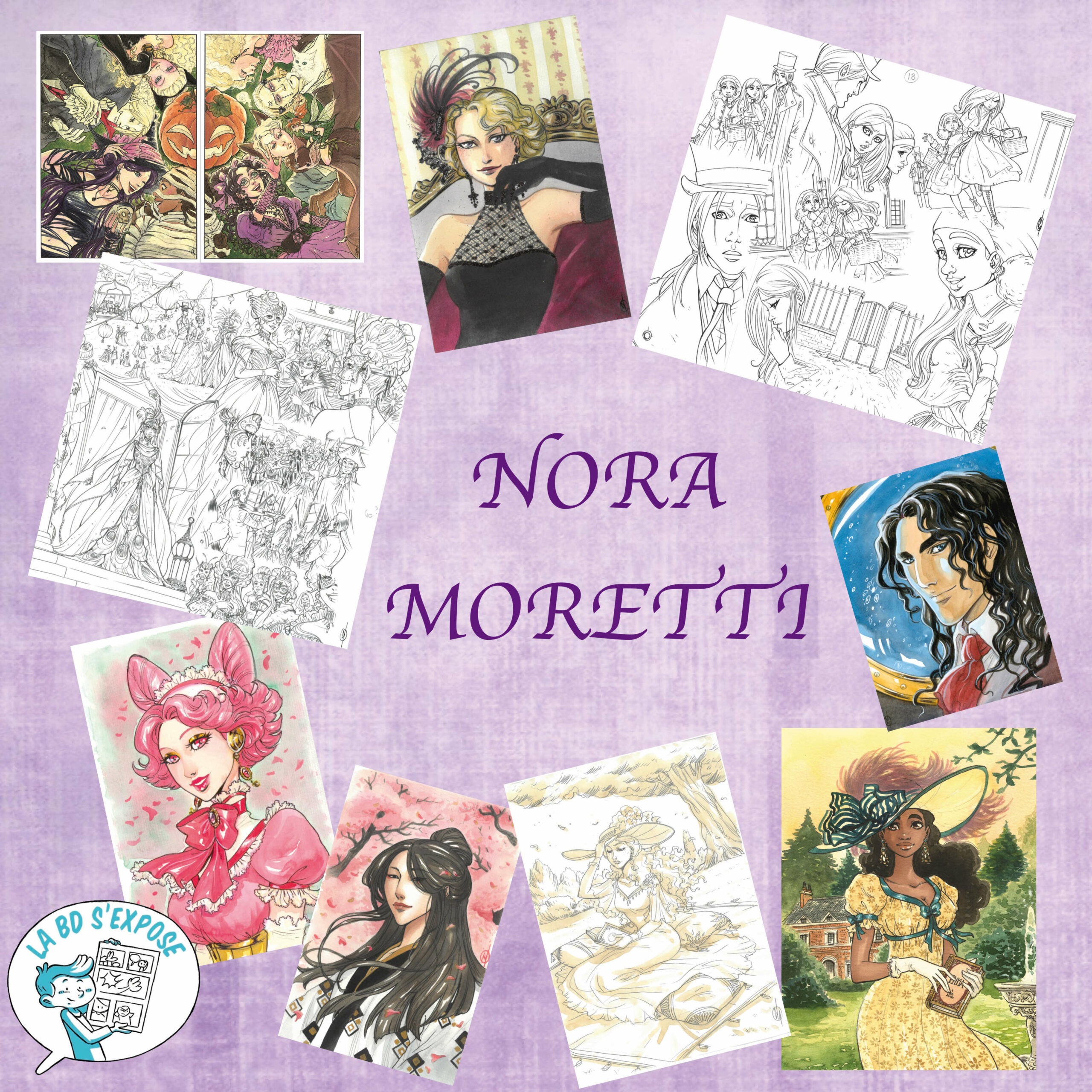 Pub Nora Moretti La BD s'expose