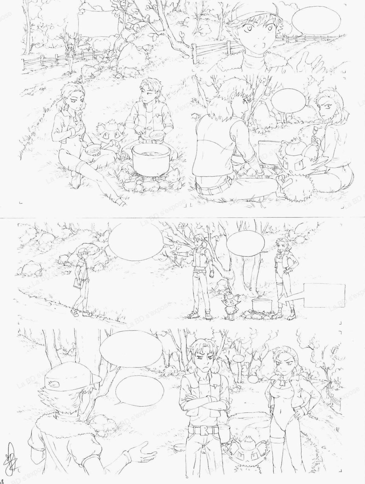 Planche Originale 48 Bakamon Tome 2 Juliette Fournier et Jean Gael Deschard La BD s'expose