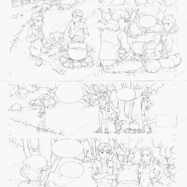 Planche Originale 48 Bakamon Tome 2 Juliette Fournier et Jean Gael Deschard La BD s'expose