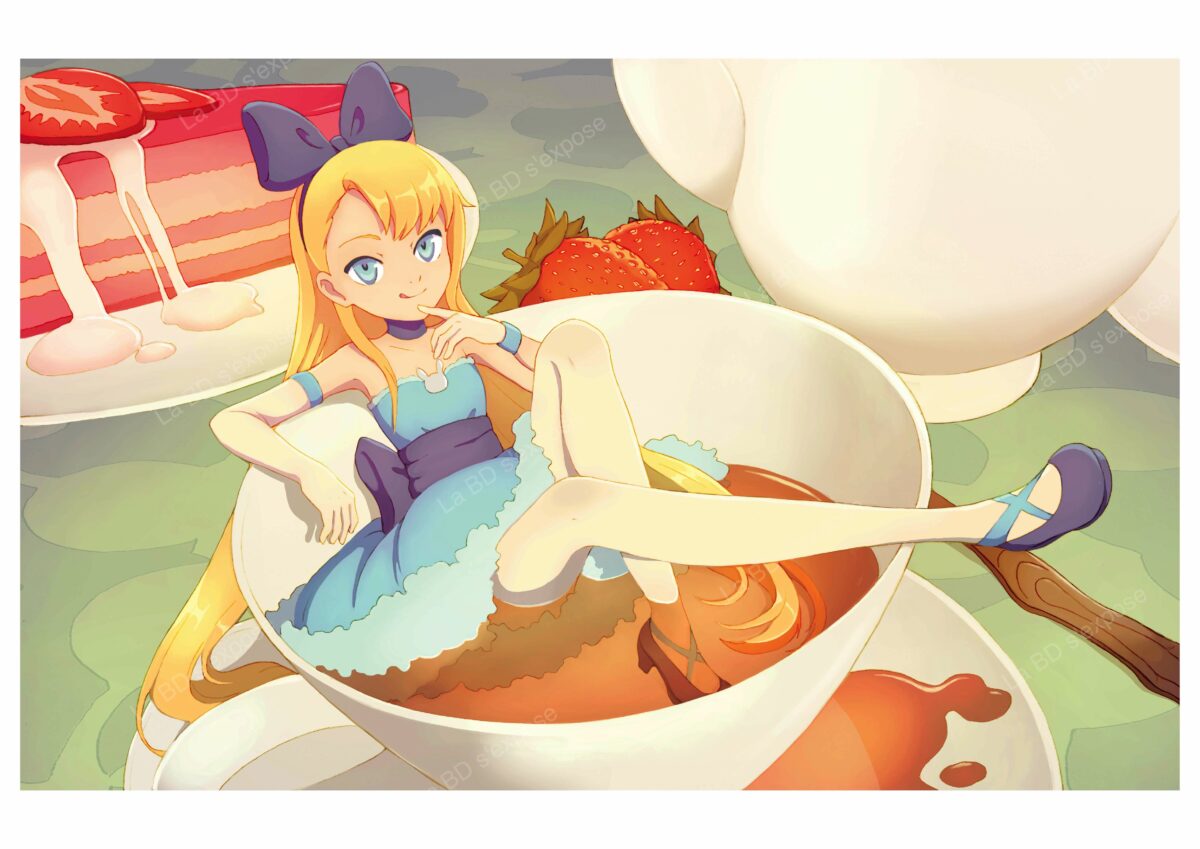 Tirage limité TeaTime Alice Juliette Fournier et Jean Gael Deschard La BD s'expose